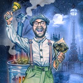 Illustrationen hr3 Weihnachtsgeschichte Mark Forster