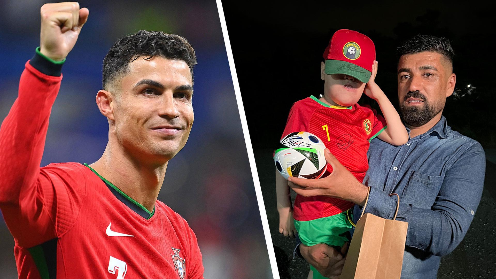 Cristiano Ronaldo macht todkranken Fan glücklich | hr3.de | Aktionen